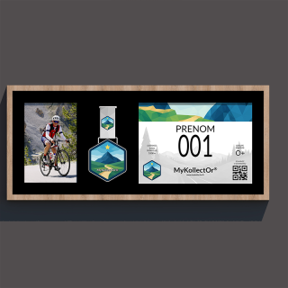 Cadre Légende MyKollectOr – Médaille, Photo & Dossard pour Immortaliser Vos Exploits